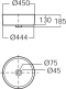 WP-F607-WT อ่างล้างหน้า แบบฝังครึ่งเคาน์เตอร์ รุ่น WHITE