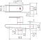 KF-46-871-63 ก๊อกเดี่ยวติดผนังพร้อมที่สลับทางน้ำ(Diverter)สำหรับฝักบัวสายอ่อน( สแตนเลส 304)