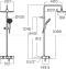 A-6110-978-908AT EASYSET  EXPOSED SHOWER AUTO TEMPERATURE MIXER  WITH INTEGRATED RAINSHOWER KIT