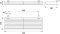 HW701-W701B ตะแกรงวางของ (150X460) W701B