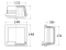 S6N ที่วางสบู่ชนิดฝังผนัง (ขนาด: 148X148X58มม.)
