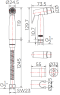KA-16-345-63 สายฉีดชำระ สแตนเลส