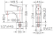 KF-30-610-50 ก๊อกอ่างล้างหน้า (น้ำเย็น) แบบติดเคาน์เตอร์ รุ่น CASTER