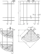 HWHOY-H105C ตะแกรงวางของเข้ามุม 2 ชั้น (200 x 200) มีตะขอ