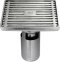 FD-4399 ตะแกรงกันกลิ่น กันแมลง (Floor Drain) สแตนเลส ขนาด 4 นิ้ว (ผิวแฮร์ไลน์) สำหรับท่อ PVC ขนาด 2 นิ้ว