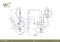 WS-0239 ก๊อกเดี่ยวอ่างล้างจาน แบบติดเคาน์เตอร์ รุ่น MAE PING