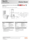 TF-2626SC-WT-0 สุขภัณฑ์ แบบสองชิ้น 3/4.5 ลิตร รุ่น CYGNET