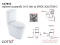 C17017 สุขภัณฑ์ แบบสองชิ้น 3/4.5 ลิตร รุ่น SPACE SOLUTION-3