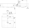 TF-0519T8-WT อ่างล้างหน้า แบบฝังครึ่งเคาน์เตอร์ รุ่น ACACIA EVOLUTION