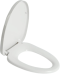 491000S-WT ฝารองนั่ง รุ่น 491S (สีขาว)