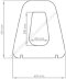 PZ00000-WT ฝารองนั่ง รุ่น PLAZA (สีขาว)