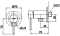 CT1261A1(HM) วาล์วเปิด-ปิดน้ำสำหรับฝักบัว รุ่น GEO