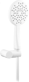 FJHOF-166AWZ ฝักบัวมือถือด้ามโค้งสีขาว 4" พร้อมสายพลาสติก และขายึด