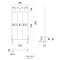 FBVHS-0131AS ราวแขวนผ้า มีตะขอ ยาว 600X300MM.SS