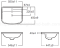 TF-0462-WT-0 อ่างล้างหน้า แบบฝังบนเคาน์เตอร์ รุ่น LOVEN