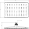 A-952-234-GRA หัวฝักบัวเรนชาวเวอร์ ขนาด 12 นิ้ว (GRAY)