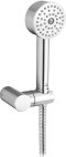 FJVHF-114AJS ฝักบัวกระป๋อง2.1/2"+สายSUS1.5ม.+ที่เสียบ/เม็ดสีเทา