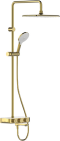 A-6110-978-908AT-GL EASYSET  EXPOSED SHOWER AUTO TEMPERATURE MIXER  WITH INTEGRATED RAINSHOWER KIT (GOLD)