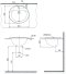 LW501R อ่างล้างหน้าฝังบนเคาน์เตอร์ (1 รูก๊อก)