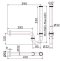 KA-01-122-50 ท่อน้ำทิ้งแบบ P-Trap ความยาวพิเศษ แนวตั้ง 42 ซม.แนวนอน 30 ซม. (สแตนเลส 201)
