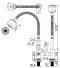 KF-79-519-63 ก๊อกซิงค์เดี่ยวติดบนเคาน์เตอร์ แบบงวงอิสระ ปรับน้ำ 2 ฟังก์ชั่น
