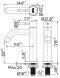 KF-79-100B-63 ก๊อกเดี่ยวอ่างล้างหน้า (ไม่มีป๊อบอัพ)(สเตนเลส 304)
