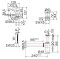 KFA-008-100 ชุดเซ็ทก๊อกเดี่ยวอ่างล้างหน้า, สะดืออ่าง, ท่อน้ำทิ้งและสายน้ำดียาว 16 นิ้ว
