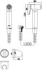 CT984BR#RG2(HM) สายฉีดชำระทองเหลืองสีโรสโกลด์