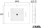 ZF19 ฝักบัว 3 ฟังก์ชั่น ขนาด 50x50 ซม. ชนิดฝังเพดาน