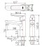 KF-60-610-50 ก๊อกอ่างล้างหน้า (น้ำเย็น) แบบติดเคาน์เตอร์