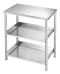 SH8086-1 ชั้นอเนกประสงค์สเตนเลส สตีล AISI 201 ขนาด 80 x 50 x 86 ซม.