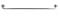 FS 060 (โครเมี่ยม) ราวแขวนผ้าสแตนเลส ชุบโครเมี่ยม ยาว 75 ซม
