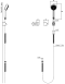 K-73187X-CP ชุดฝักบัวสายอ่อน 4 ระดับ รุ่น BEAT