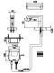 CT4901DC ก๊อกเดี่ยวอ่างล้างหน้าอัตโนมัติ(แบบแบต) รุ่น CUBIC