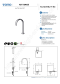 TLE24002T-EC ก๊อกเดี่ยวเซ็นเซอร์ ทรง Semi-tall สร้างพลังงานในตัวเอง