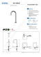 TLE24003T-AC ก๊อกเดี่ยวเซ็นเซอร์ทรงสูง (ใช้ไฟฟ้า 220V)