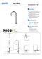 TLE24003T-EC ก๊อกเดี่ยวเซ็นเซอร์ทรงสูง สร้างพลังงานในตัวเอง