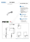 TLE24005T-EC ก๊อกเดี่ยวเซ็นเซอร์ ชนิดฝังผนัง สร้างพลังงานในตัวเอง