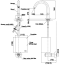 DLE110A2NK-EC ก๊อกเดี่ยวเซ็นเซอร์ แบบมีแหล่งกำเนิดไฟฟ้าในตัว