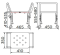 KB-02-860-11 เก้าอี้นั่งอาบน้ำ แบบตั้งพื้น ปรับระดับความสูงได้ 41-53.5 ซม.