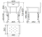 KB-01-860-11 เก้าอี้นั่งอาบน้ำ แบบตั้งพื้น ปรับระดับความสูงได้ 41-53.5 ซม. พร้อมพนักพิงหลัง 