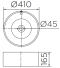 ECW-01-200F-11 อ่างล้างหน้า แบบวางบนเคาน์เตอร์