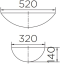 ECW-01-200-11 อ่างล้างหน้า แบบวางบนเคาน์เตอร์