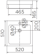 ECW-02-511F-11 อ่างล้างหน้า แบบฝังครึ่งเคาน์เตอร์