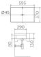 ECW-01-510-11 อ่างล้างหน้า แบบฝังครึ่งเคาน์เตอร์