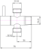 WS-1212P วาล์วเปิด-ปิดน้ำ แบบเข้า 1 ออก 2 รุ่น TEENY