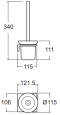 K-1386-49-N แปรงขัดห้องน้ำ รุ่น ACACIA EVOLUTION