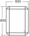 LQ-01 กระจกเงา 60X80 CM. รุ่น CARO