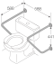 HR-1109-2 ราวพยุงกันล้ม ข้างโถชักโครก