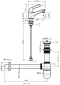 FFAST601-1T1509BT0 WINSTON BASIN PILLAR TAP COMPLETE KIT